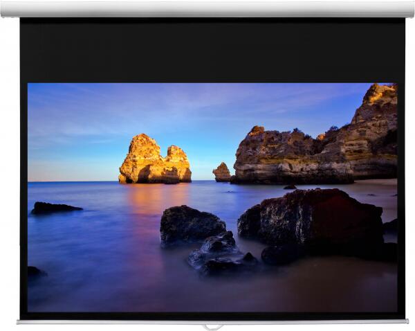 WS GR EcoLine Rollo AR 16:9, 266x149 cm, mattweiss, 1.0 Gain