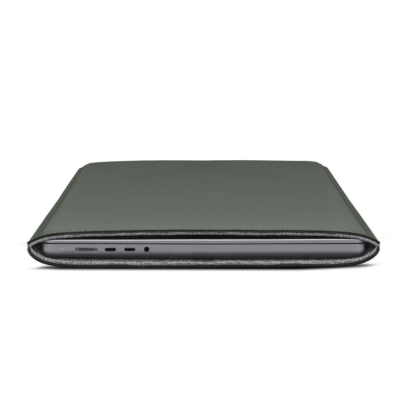 Woolnut beschichtete Hülle für MacBook Pro 16', grün