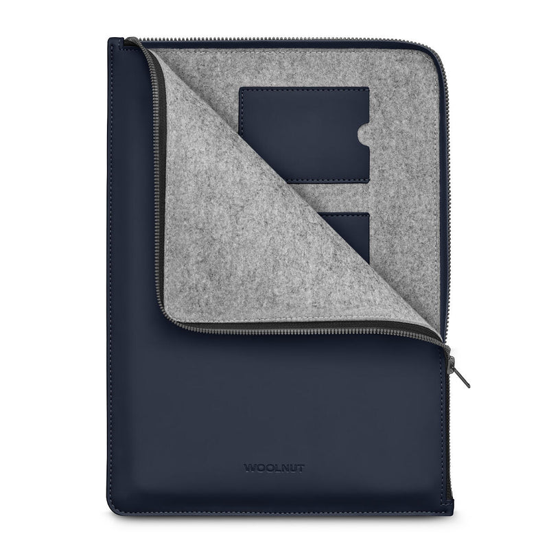 Woolnut beschichtetes Folio für MacBook Pro 14', blau