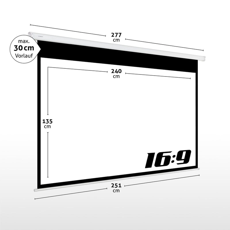 eSmart Economy EXM Motor Leinwand / 240 x 135 cm (108') / Format 16:9