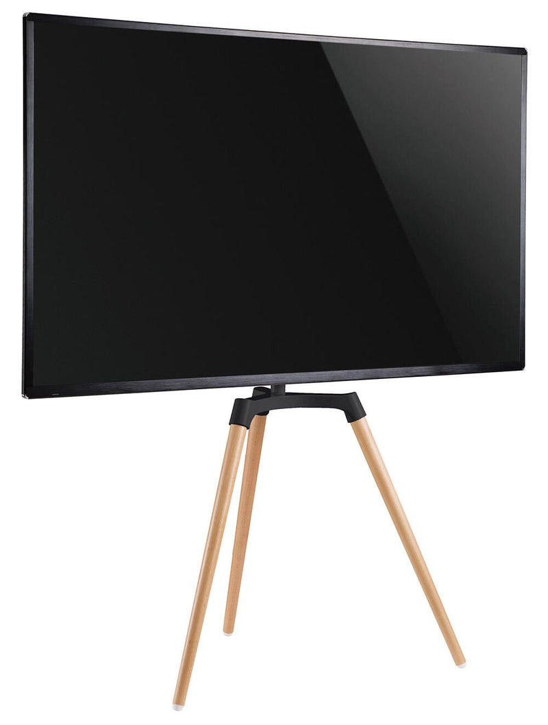 MyWall TV Display Staffelei Design Standfuß HT 21 für 50-65 Zoll (Vesa 200x400) 140° drehbar bis zu 35 kg