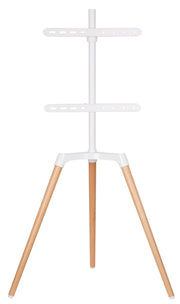 MyWall TV Display Staffelei Design Standfuß HT 21 W für 50-65 Zoll (Vesa 200x400) 140° drehbar bis zu 35 kg