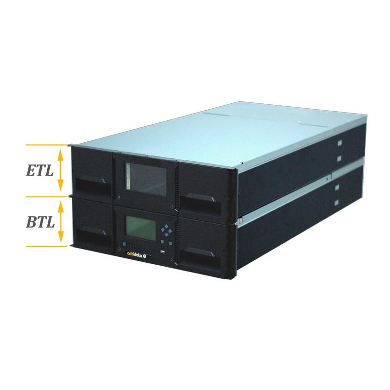 actidata actiLib Kodiak 3416-BTL 3U Basismodul 1x LTO-9 HH FC (43B92310)