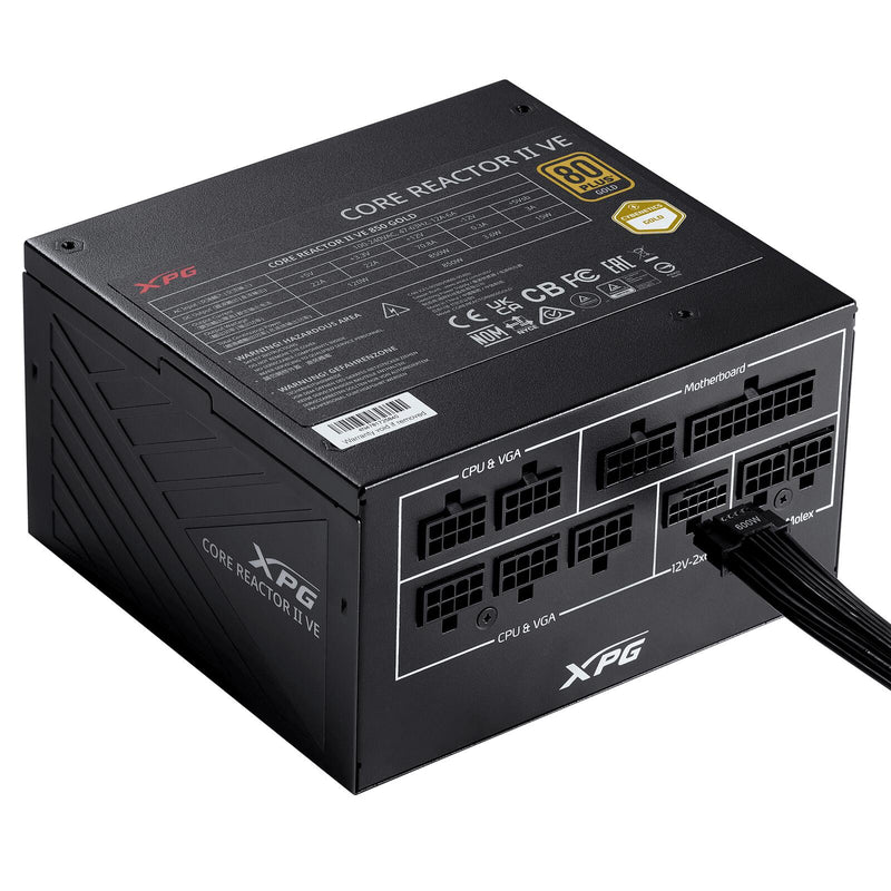 ADATA XPG Netzteil Core Reactor II VE 850W ATX 3.1 full-modular 80 Plus Gold schwarz